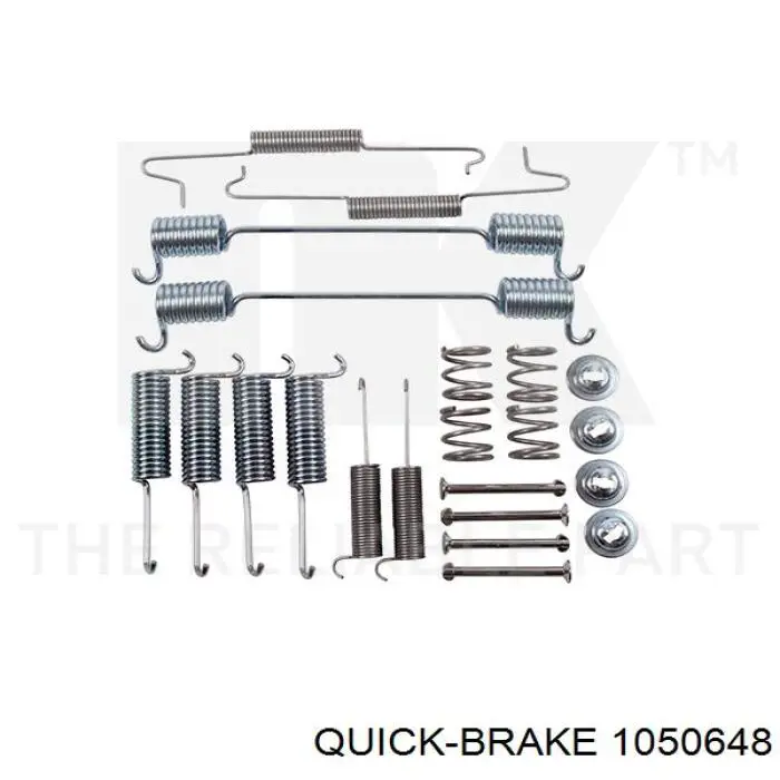 Купить 1050648 Quick Brake Монтажный комплект задних барабанных колодок