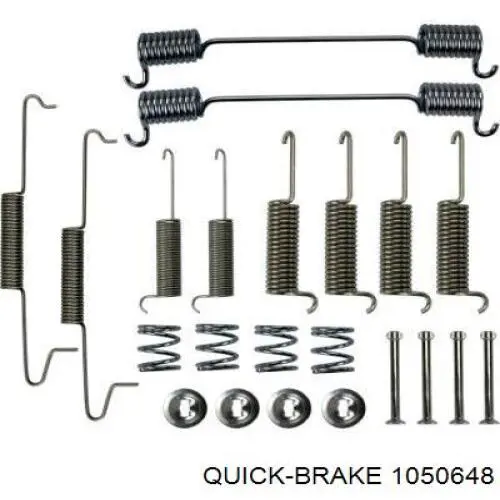 Установочный комплект задних барабанных колодок Quick Brake 1050648 цена, от 11.96 USD