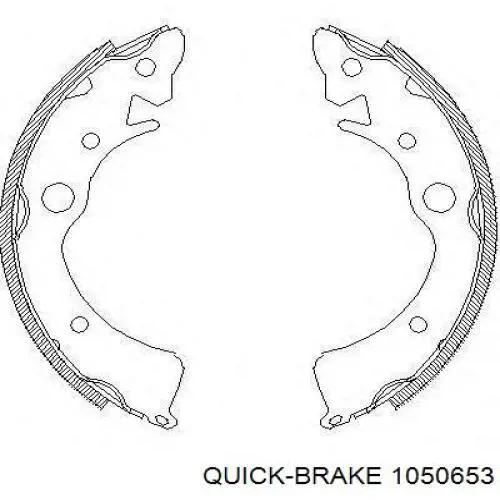 1050653 Quick Brake ремкомплект тормозных колодок