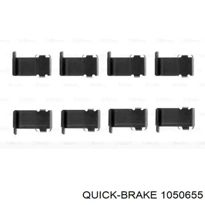 Купить 1050655 Quick Brake Монтажный комплект задних барабанных колодок