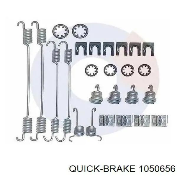 Установочный комплект задних барабанных колодок Quick Brake 1050656 цена, от 8.22 USD