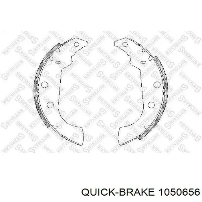 Купить 1050656 Quick Brake Монтажный комплект задних барабанных колодок