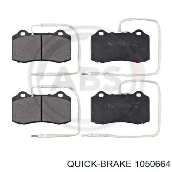 105-0664 Quick Brake kit de montagem das sapatas traseiras de tambor