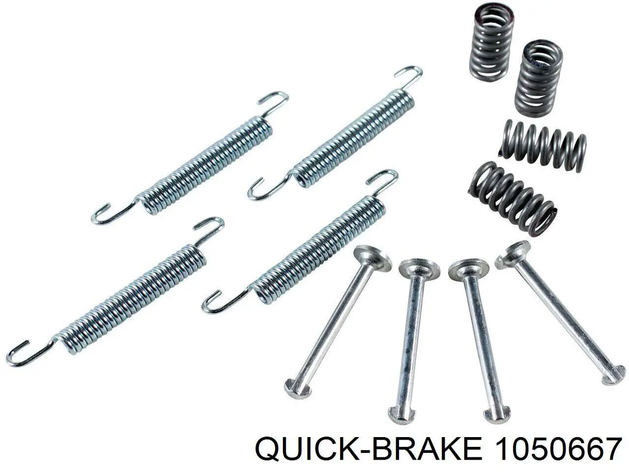 105-0667 Quick Brake монтажный комплект задних барабанных колодок