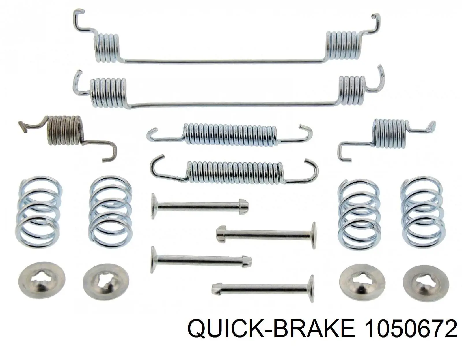 Установочный комплект задних барабанных колодок Quick Brake 1050672 цена, от 9.18 USD