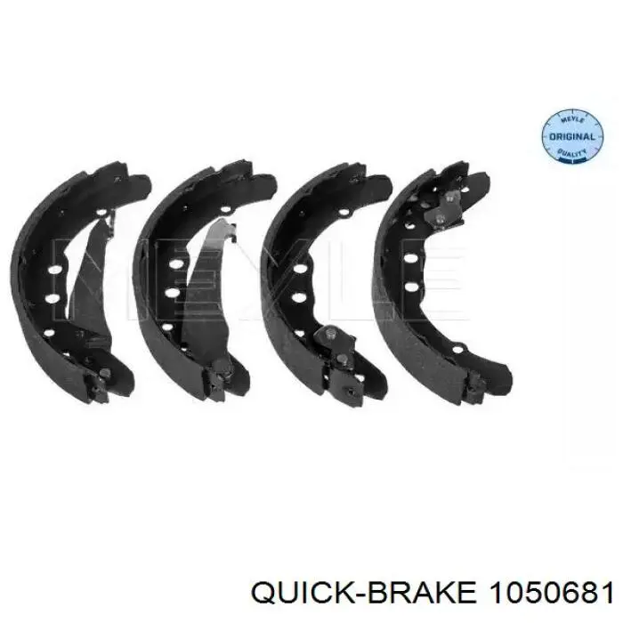 1050681 Quick Brake Комплект монтажный задних барабанных колодок