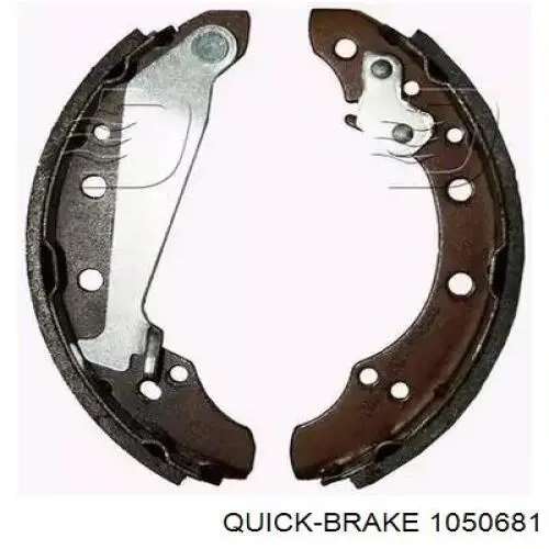 Установочный комплект задних барабанных колодок Quick Brake 1050681 цена, от 7.90 USD