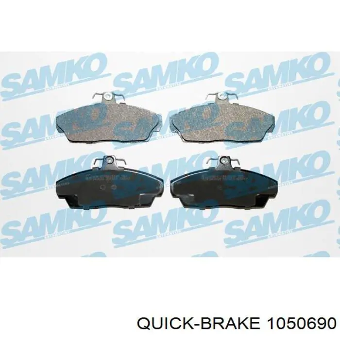 Установочный комплект задних барабанных колодок Quick Brake 1050690 цена, от 7.70 USD