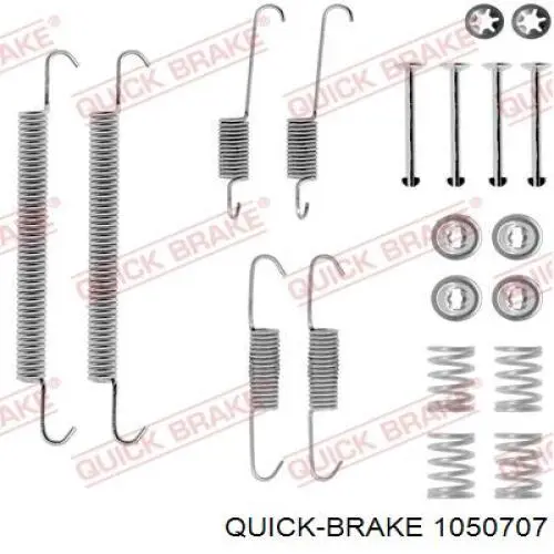 105-0707 Quick Brake ремкомплект тормозных колодок