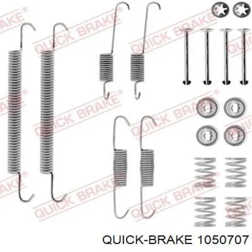 105-0707 Quick Brake kit de reparação das sapatas do freio