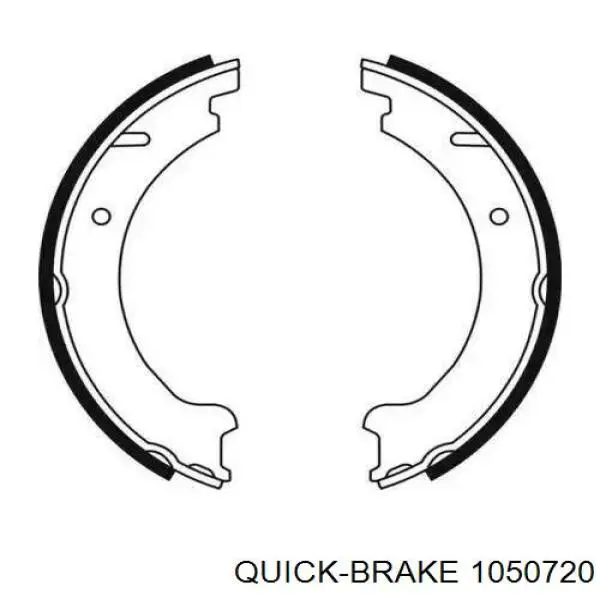 Ремкомплект тормозов задних Quick Brake 1050720