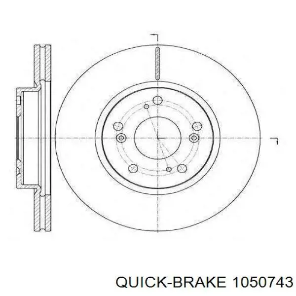 Купить 1050743 Quick Brake Монтажный комплект задних барабанных колодок