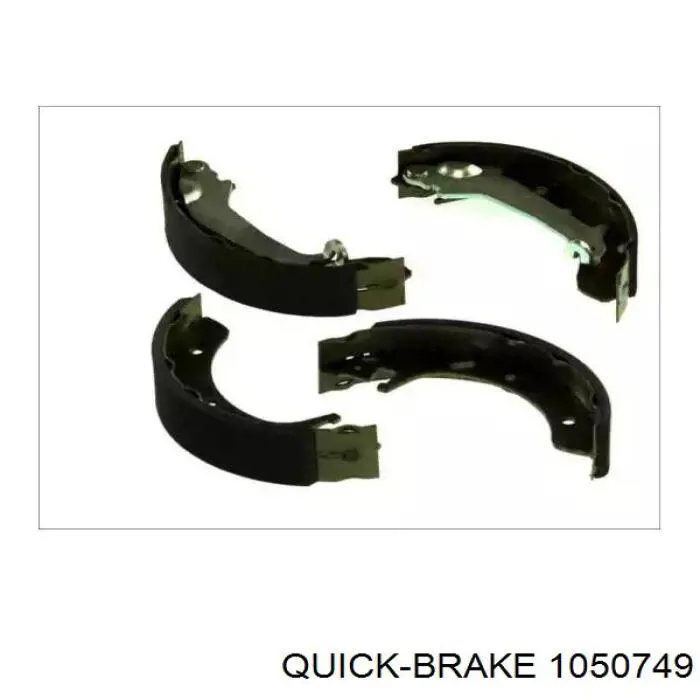 Монтажный комплект задних барабанных колодок 1050749 Quick Brake