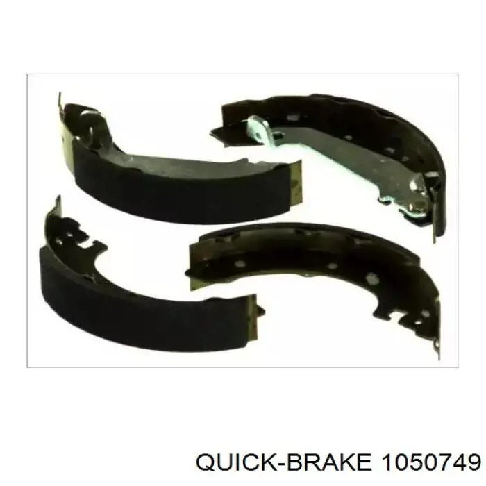 1050749 Quick Brake Комплект монтажный задних барабанных колодок
