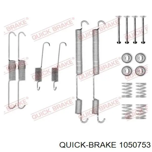 105-0753 Quick Brake ремкомплект тормозных колодок