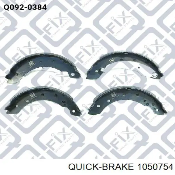 Монтажный комплект задних барабанных колодок Quick Brake 1050754