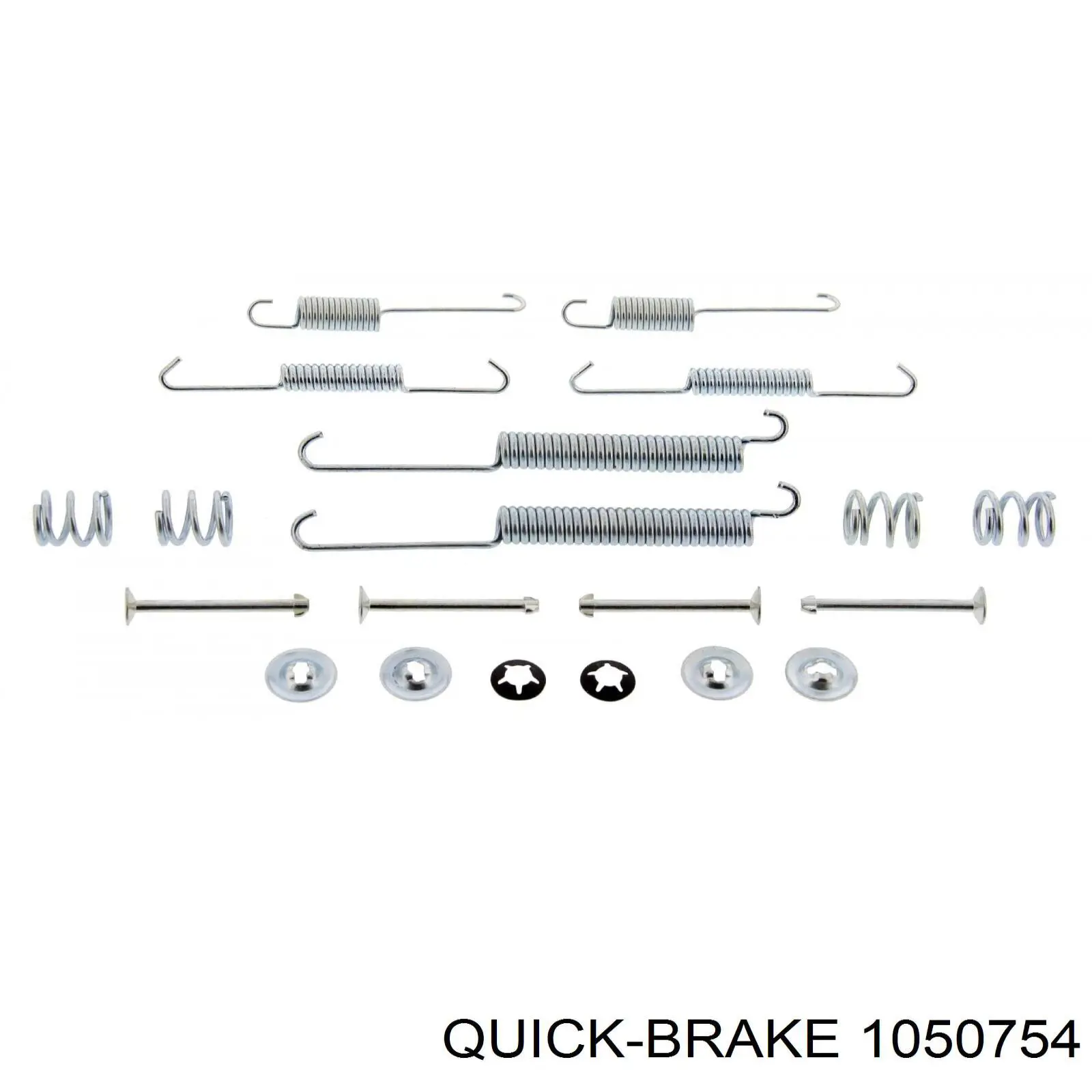 105-0754 Quick Brake kit de montagem das sapatas traseiras de tambor