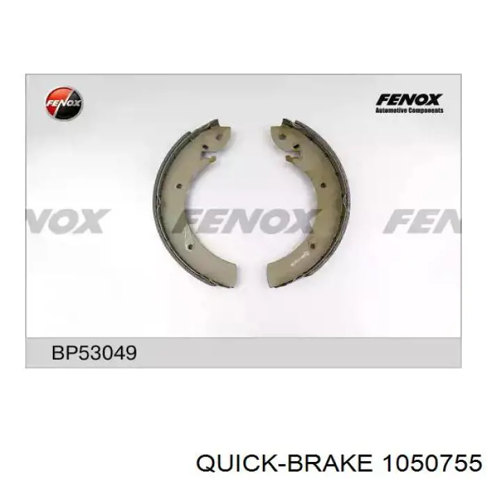Купить 1050755 Quick Brake Монтажный комплект задних барабанных колодок