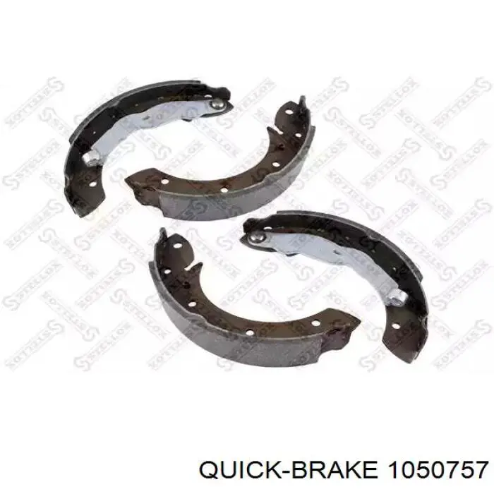 Установочный комплект задних барабанных колодок Quick Brake 1050757 цена, от 4.54 USD