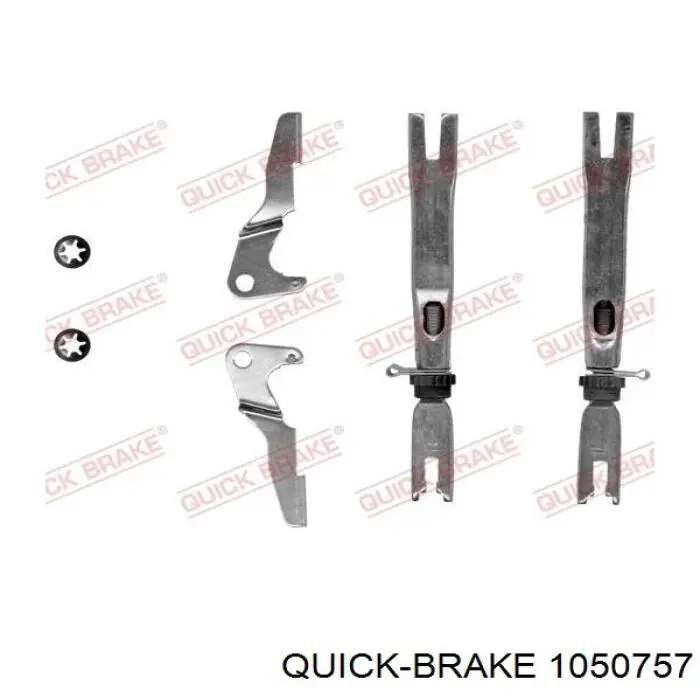 Купить 1050757 Quick Brake Монтажный комплект задних барабанных колодок