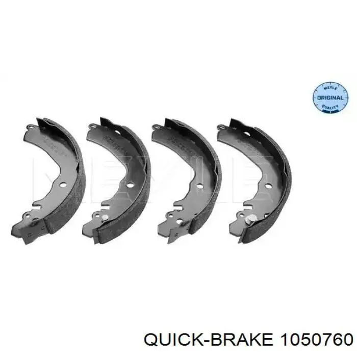 Монтажный комплект задних барабанных колодок 1050760 Quick Brake