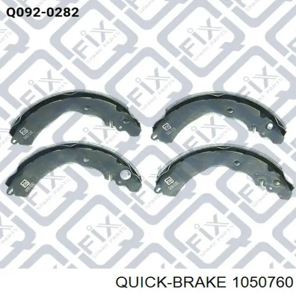 Купить 1050760 Quick Brake Монтажный комплект задних барабанных колодок