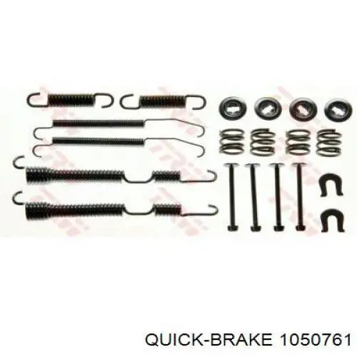 Установочный комплект задних барабанных колодок Quick Brake 1050761 цена, от 9.12 USD