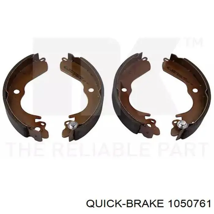 Купить 1050761 Quick Brake Монтажный комплект задних барабанных колодок