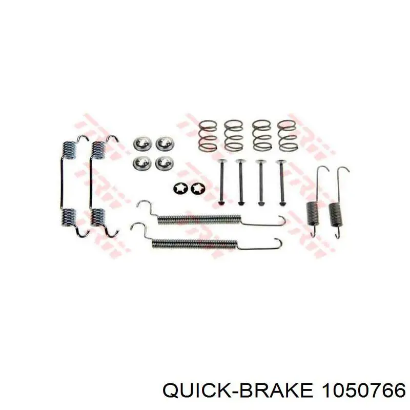 Монтажный комплект задних барабанных колодок Quick Brake 1050766