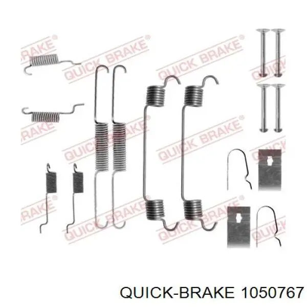 Ремкомплект тормозных колодок 1050767 Quick Brake