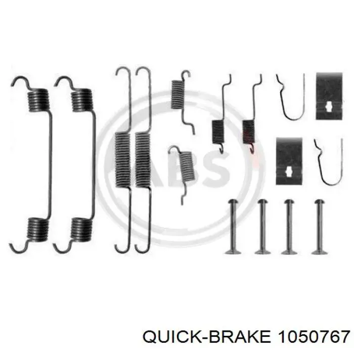 Ремкомплект гальмівних колодок 1050767 Quick Brake