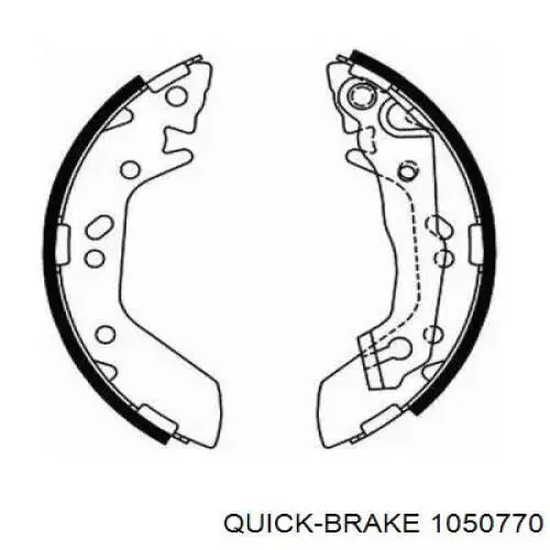 Купить 1050770 Quick Brake Ремкомплект задних тормозов