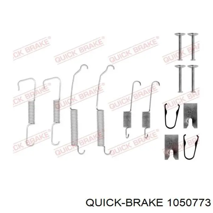 Ремкомплект тормозных колодок 1050773 Quick Brake