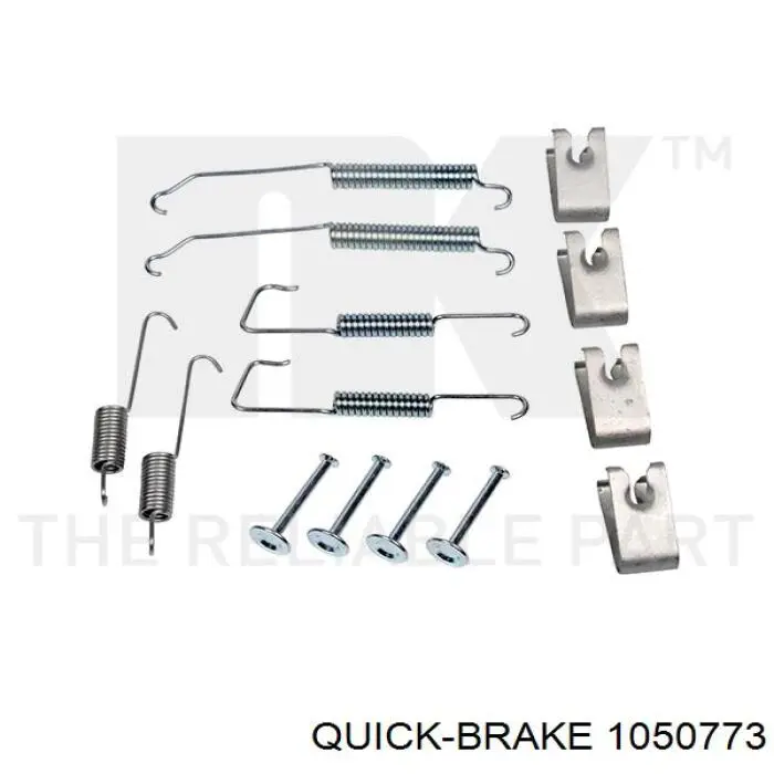 Ремкомплект тормозных колодок Quick Brake 1050773 цена, от 3.62 USD