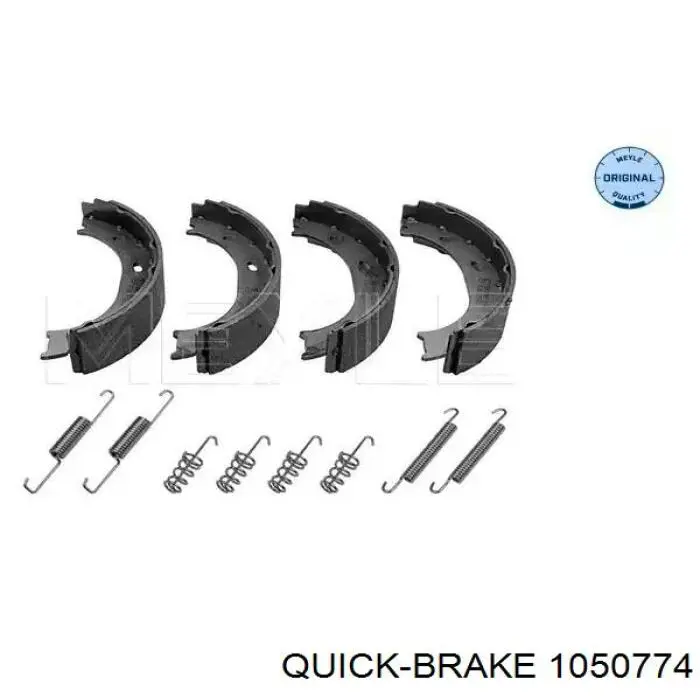Купить 1050774 Quick Brake Монтажный комплект задних барабанных колодок