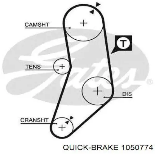 Установочный комплект задних барабанных колодок Quick Brake 1050774 цена, от 3.67 USD