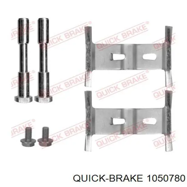 105-0780 Quick Brake kit de montagem das sapatas traseiras de tambor