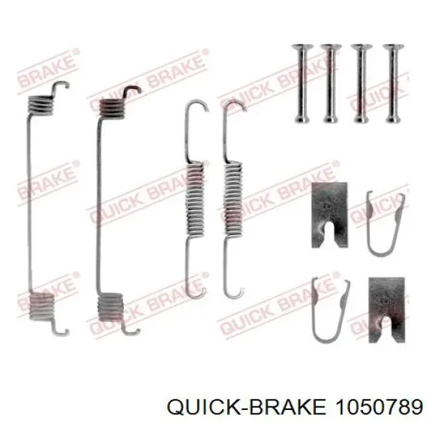 1050789 Quick Brake Механизм подвода (самоподвода) барабанных колодок (разводной ремкомплект)
