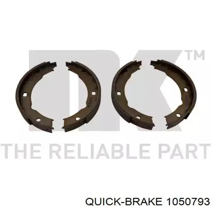 Установочный комплект задних барабанных колодок Quick Brake 1050793 цена, от 4.43 USD