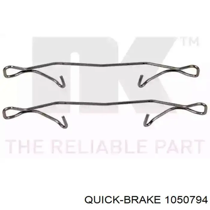 Монтажный комплект задних барабанных колодок Quick Brake 1050794