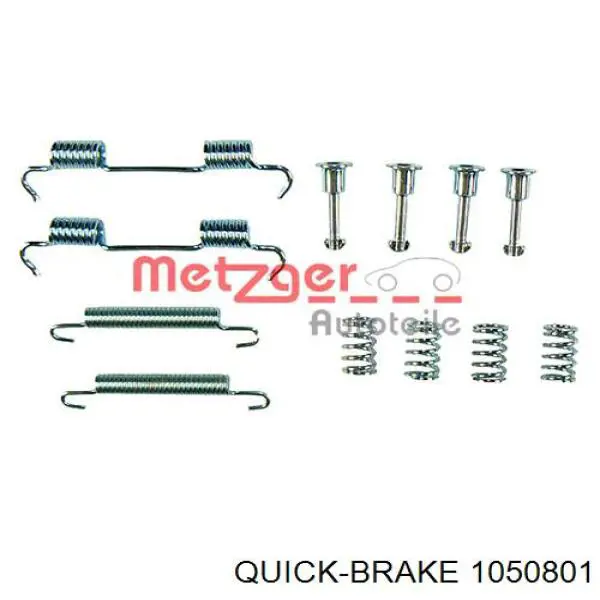 105-0801 Quick Brake kit de reparação das sapatas do freio