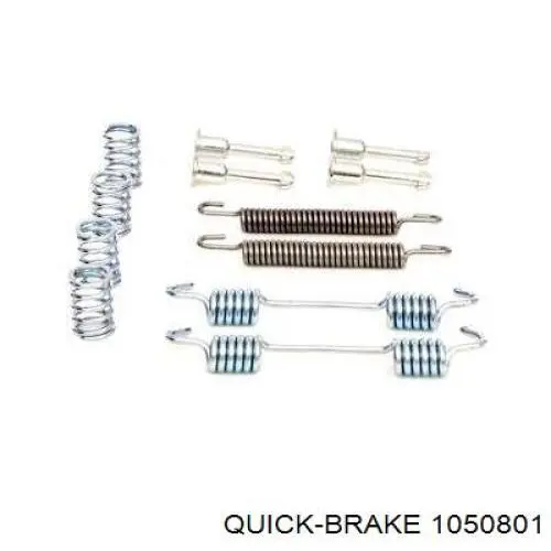 Juego de reparación, pastillas de frenos 1050801 Quick Brake