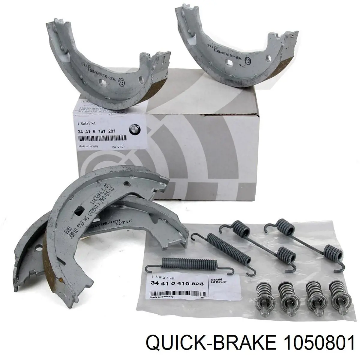 Ремкомплект тормозных колодок 1050801 Quick Brake