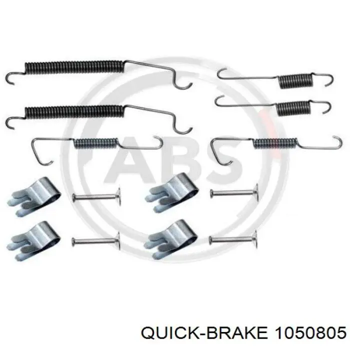 105-0805 Quick Brake kit de reparação das sapatas do freio