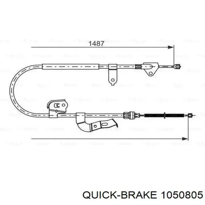 Купить 1050805 Quick Brake Ремкомплект тормозных колодок