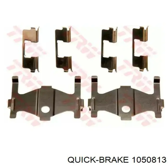 1050813 Quick Brake Комплект монтажный задних барабанных колодок