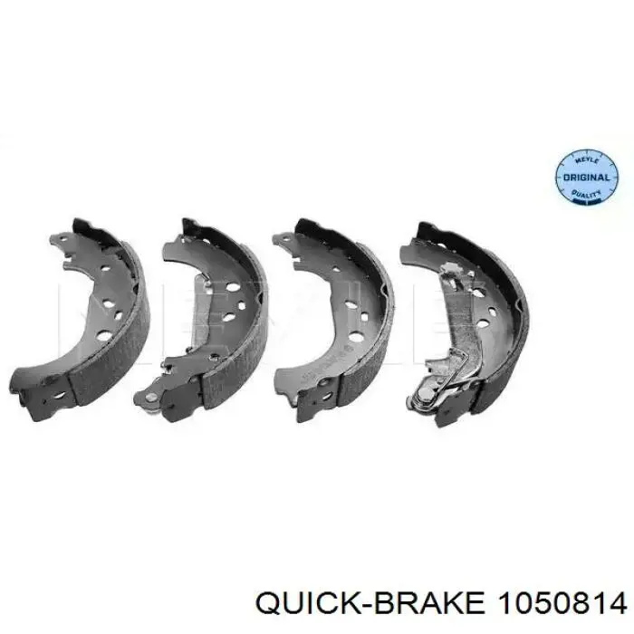 Монтажный комплект задних барабанных колодок 1050814 Quick Brake