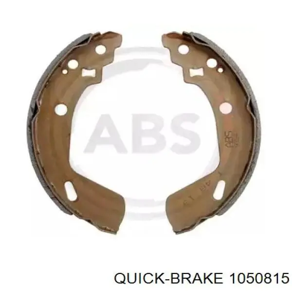Монтажный комплект задних барабанных колодок Quick Brake 1050815