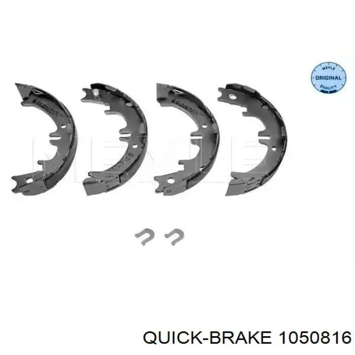 Установочный комплект задних барабанных колодок Quick Brake 1050816 цена, от 5.93 USD