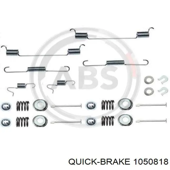 105-0818 Quick Brake монтажный комплект задних барабанных колодок